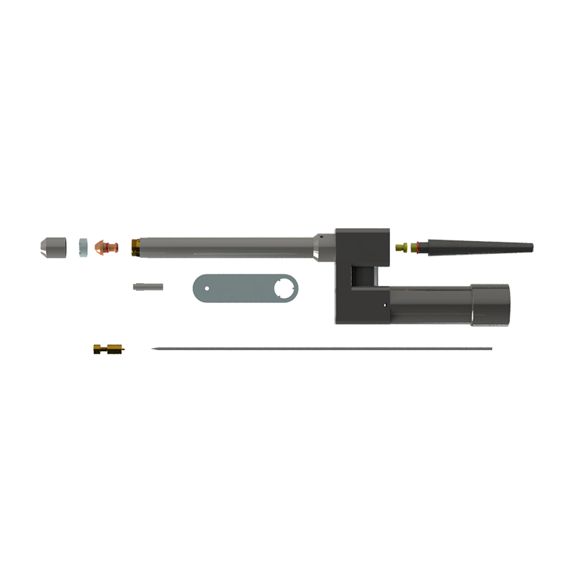 120A welding torch for deep holes -3