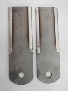 Laser cladding machine for blades