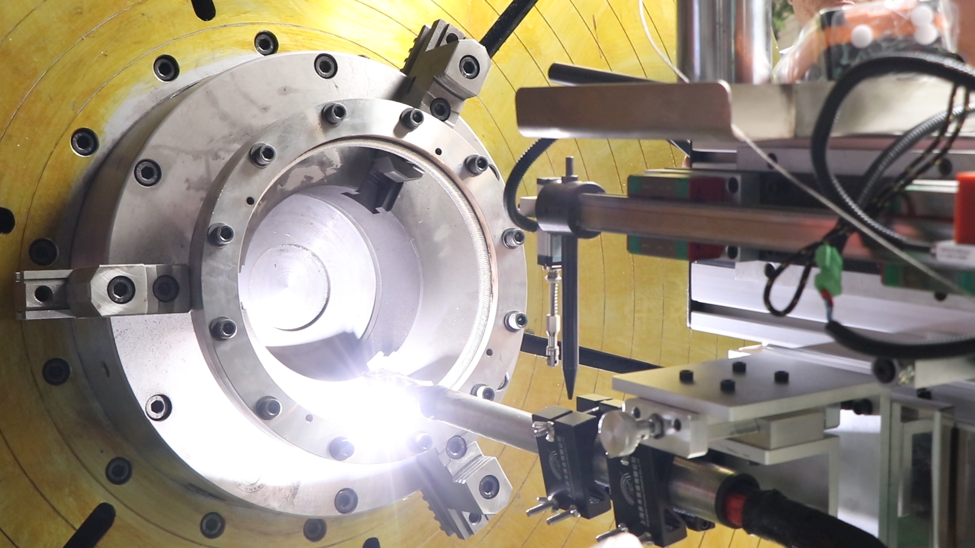 Restoring triple eccentric valves with Plasma transfer arc welding(PTAW)