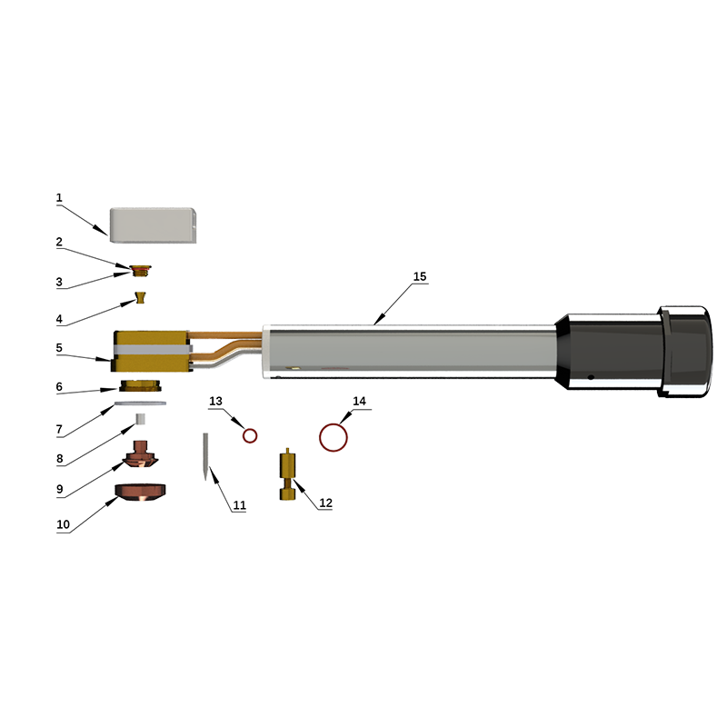 Tocha de soldagem de plasma DNPT16018-HQ 5