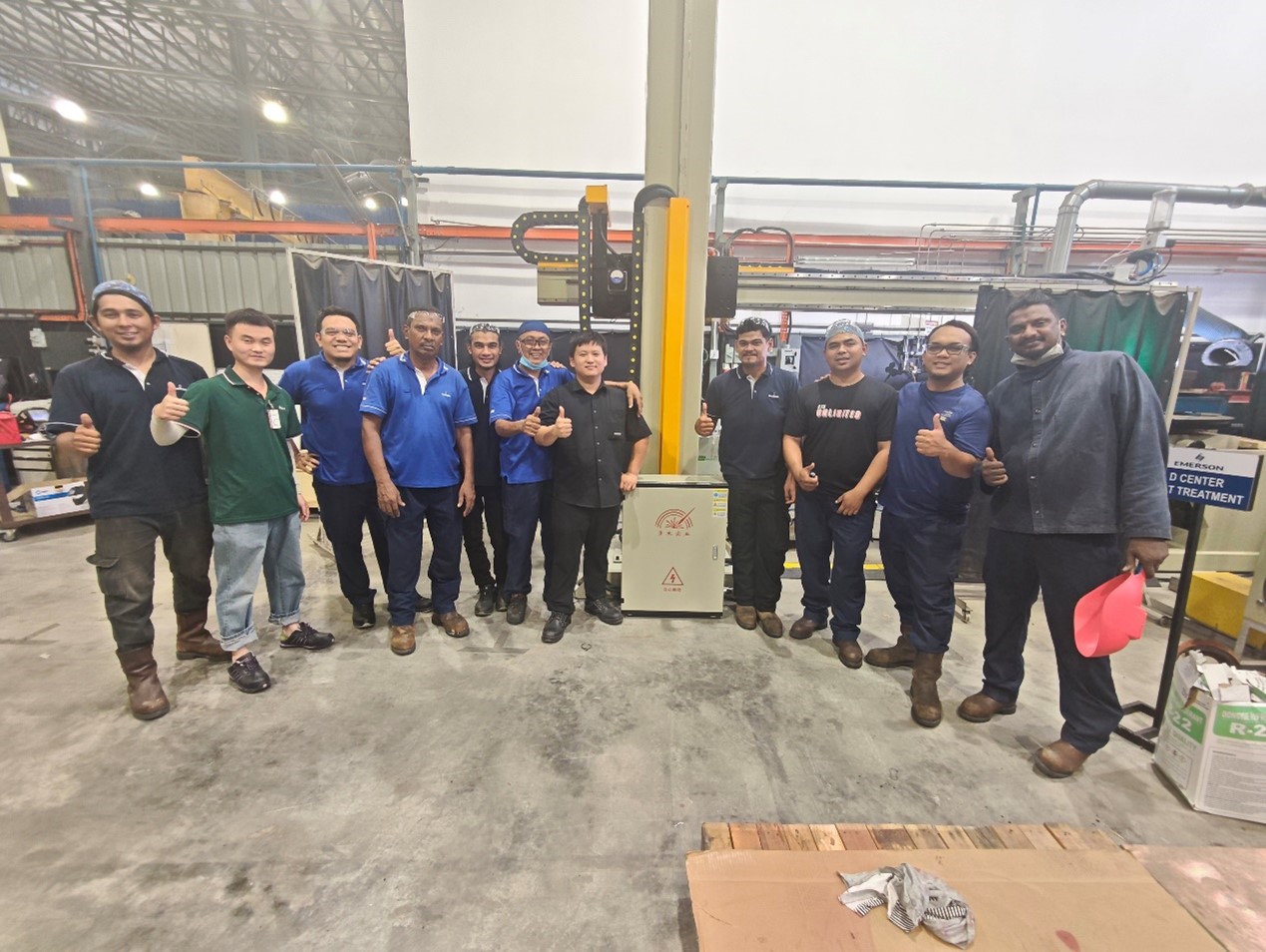 Shanghai Duomu Industrial Co., Ltd. automated cladding equipment successfully delivered to Malaysia