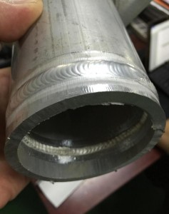 TIG single-sided welding and double-sided molding