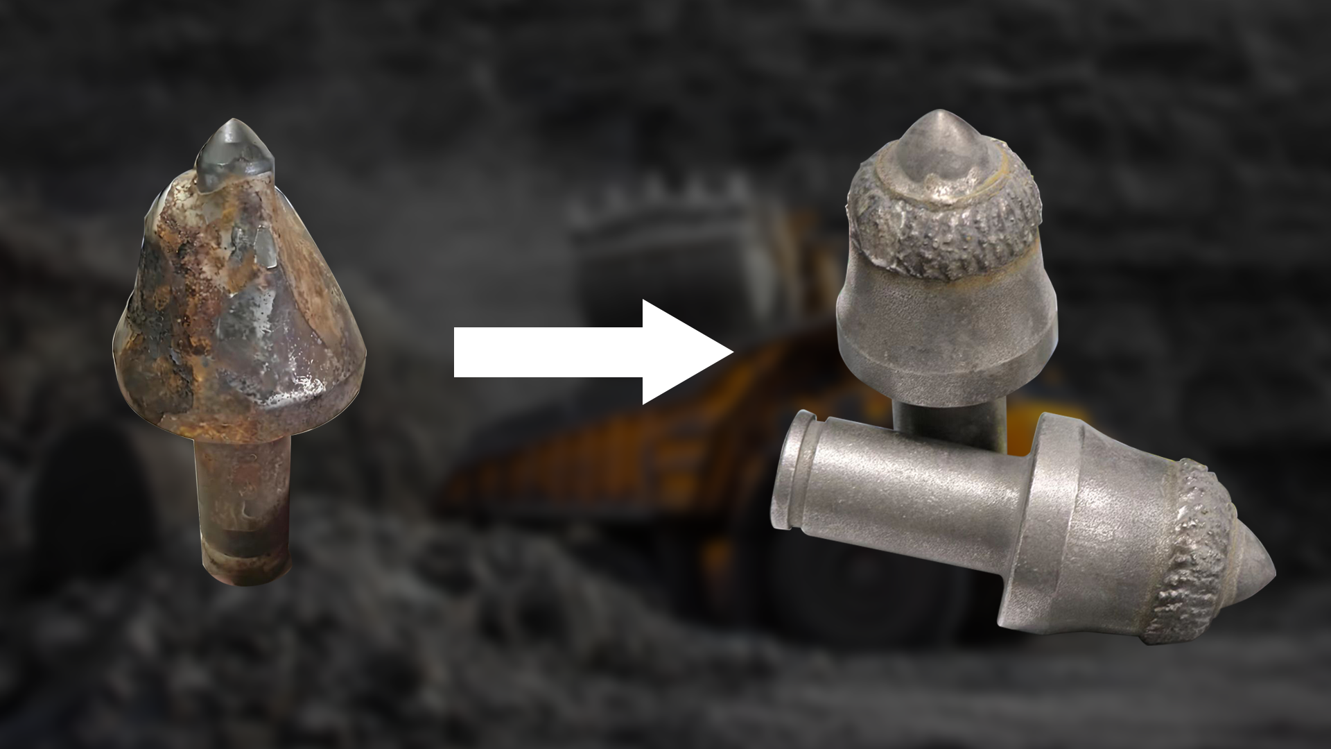 Application of PTA-PST Technology in cutting picks