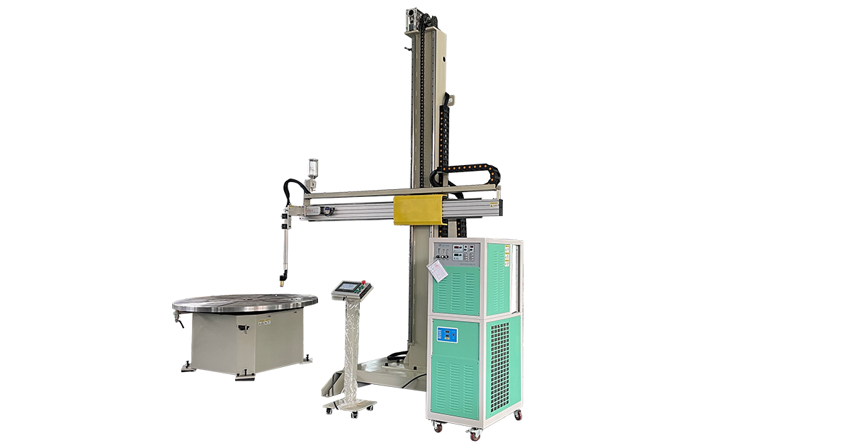 Automatic PTA cladding machine for industrial valve hardfacing applications