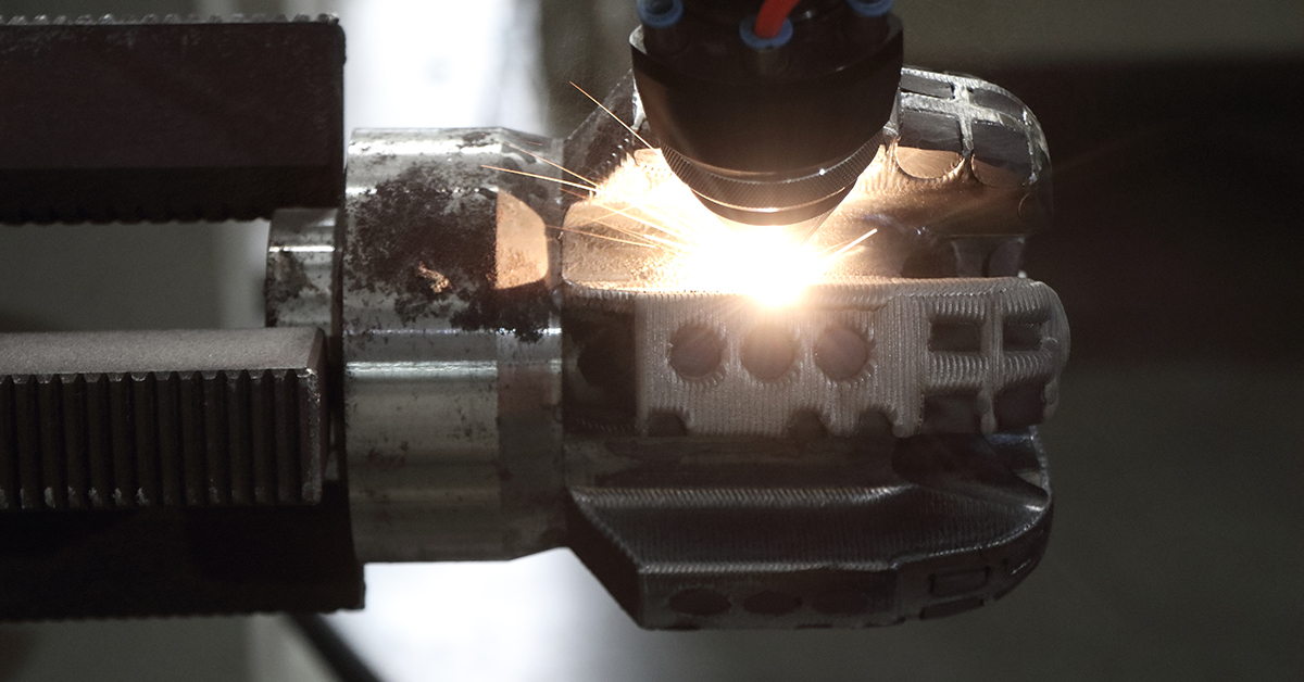 Laser cladding process being applied to a PDC drill bit gauge pad
