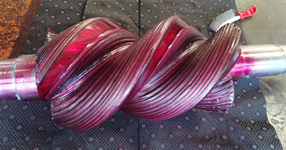 PTA hardfacing process using plasma transferred arc welding for wear resistant industrial coating