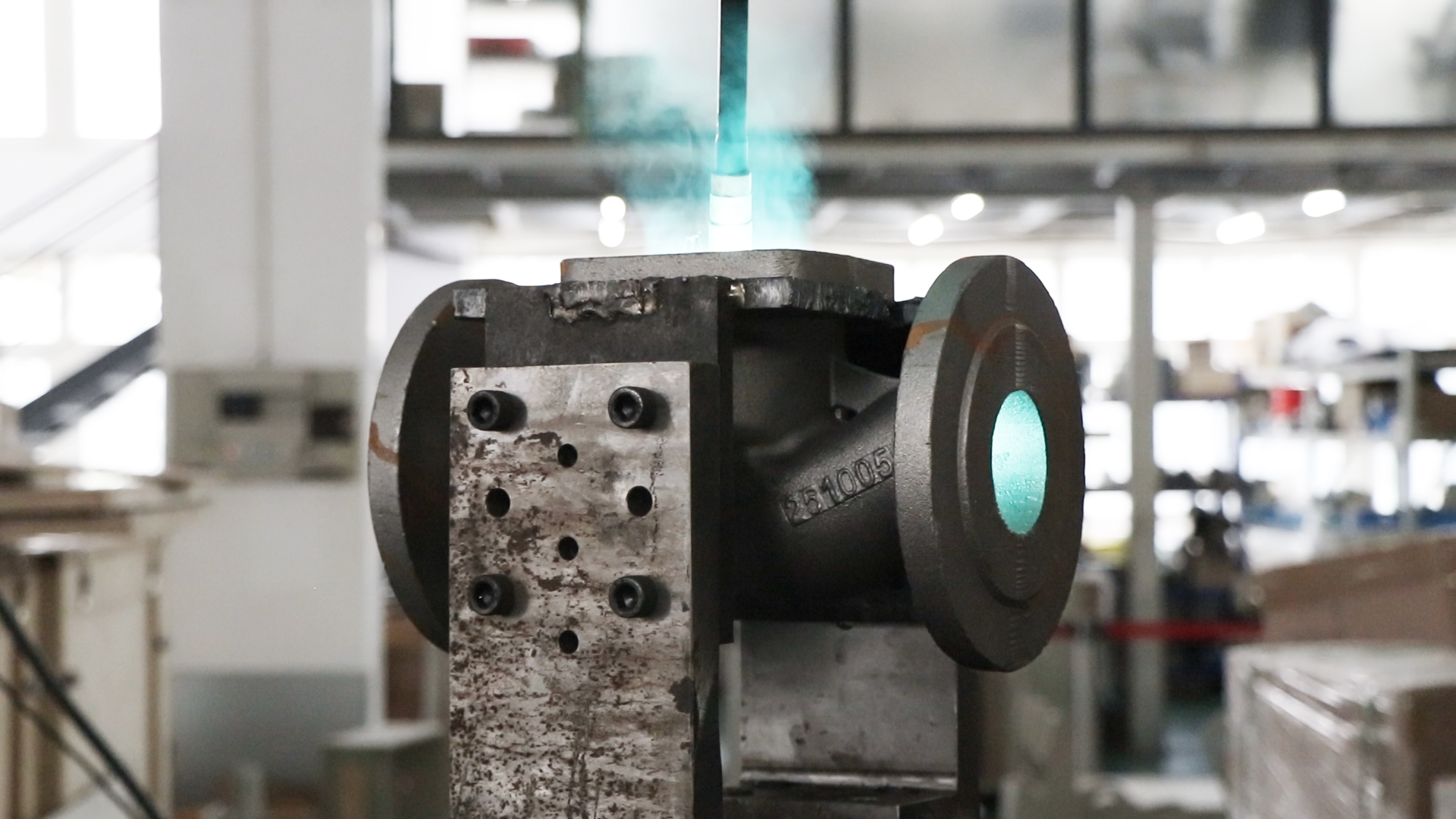 PTA welding process applied inside valve bore for precision internal surface strengthening