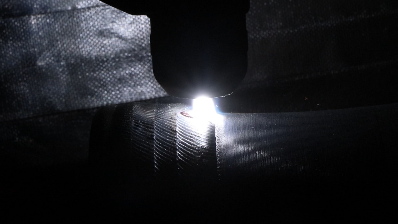 open arc PTA and laser hardfacing comparison